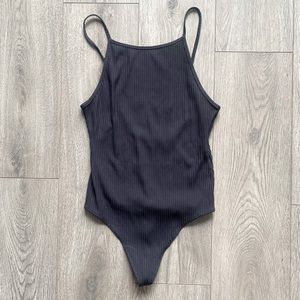 DARK GREY Aritzia Wilfred Annency Bodysuit